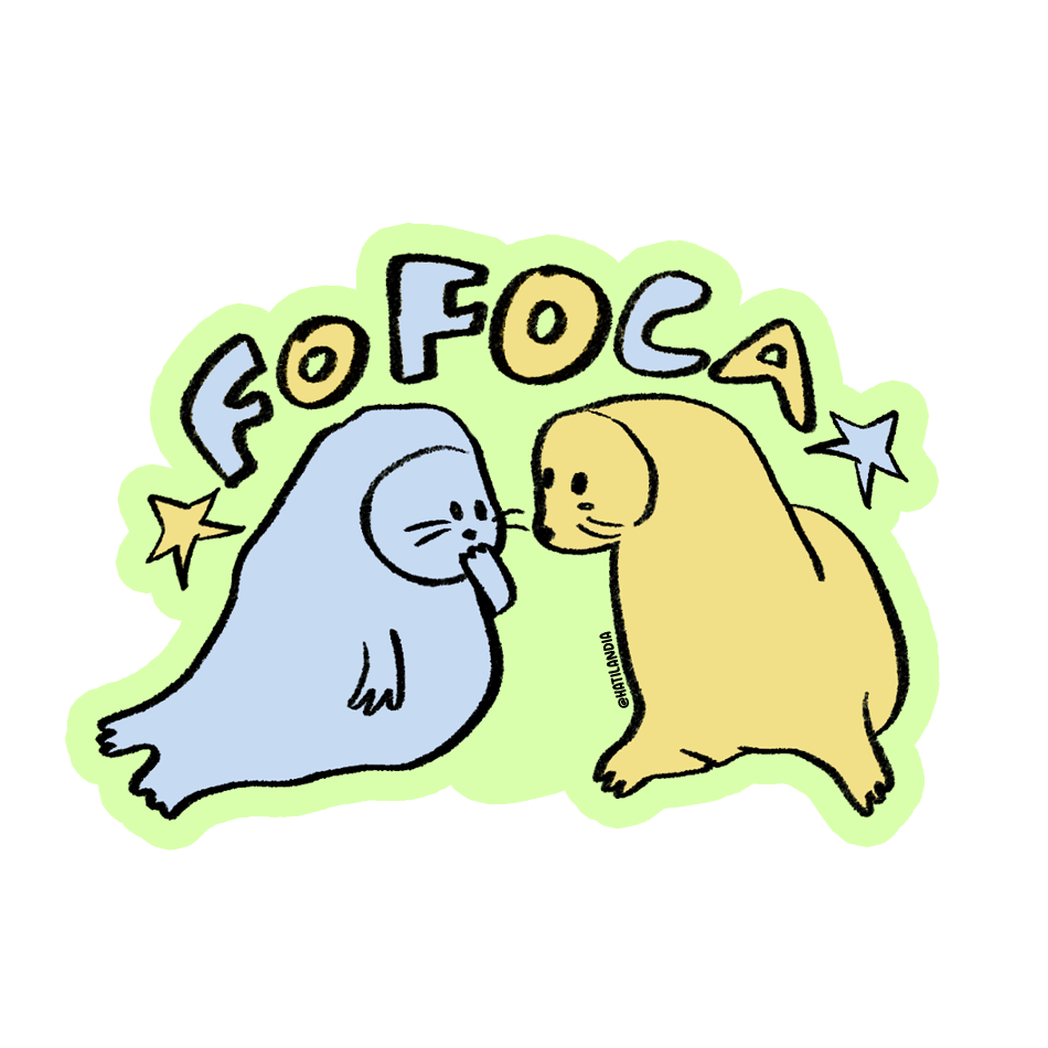 Adesivo - fofoca
