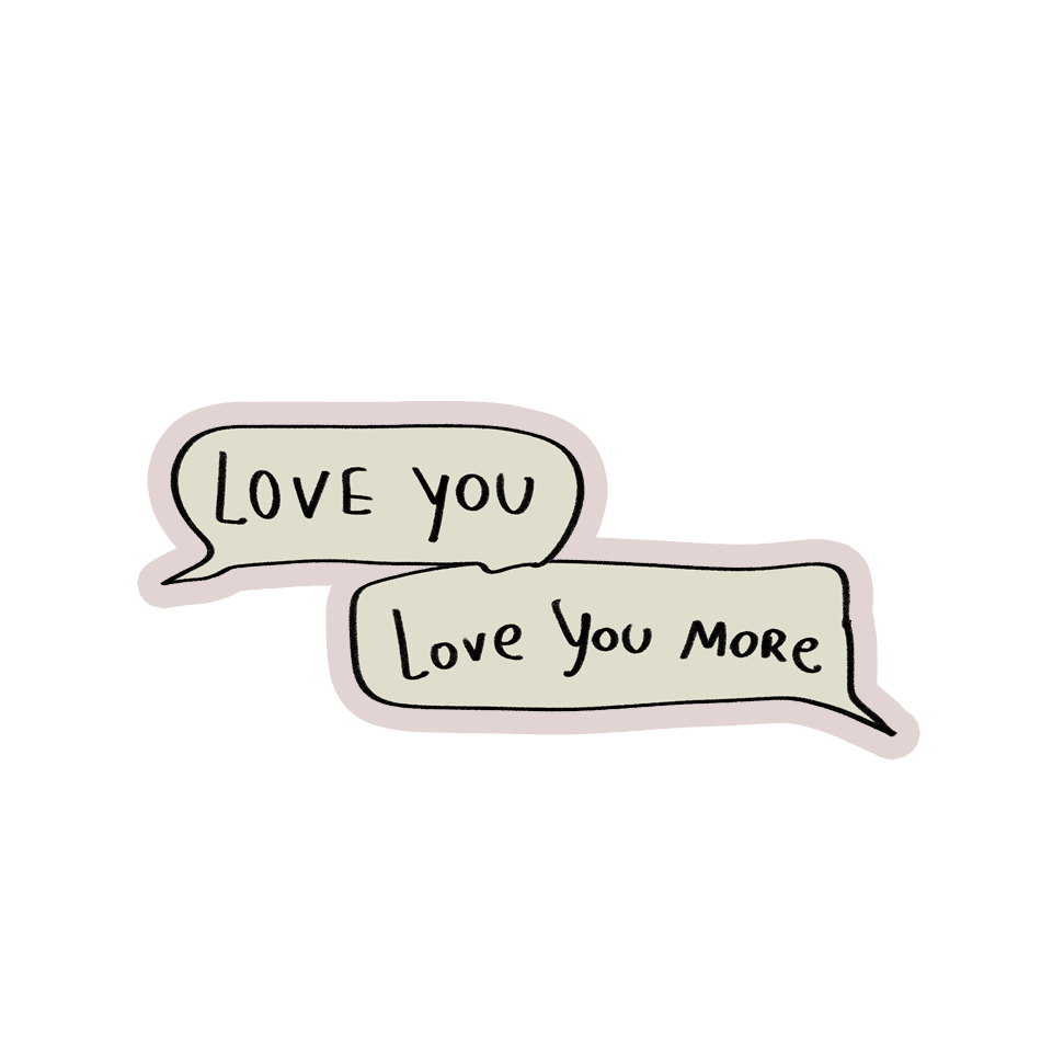 Adesivo - love u more