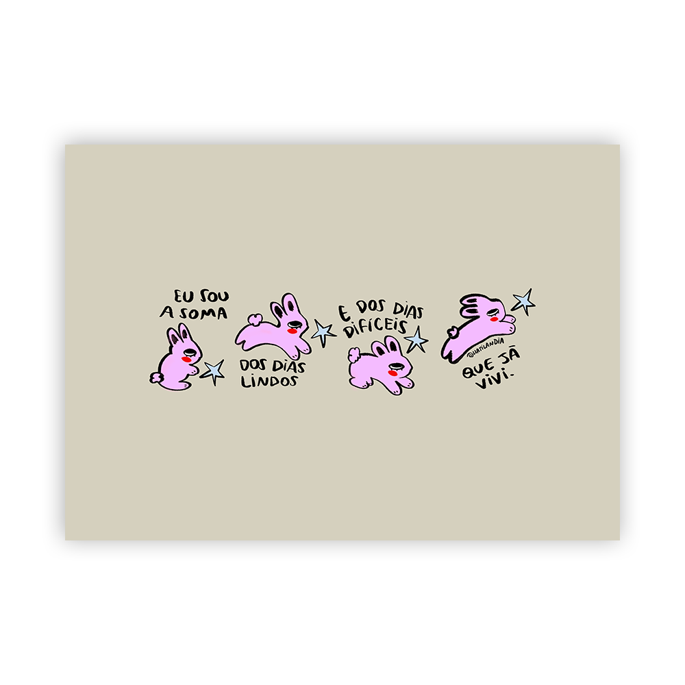 DIGITAL PRINT | eu sou a soma