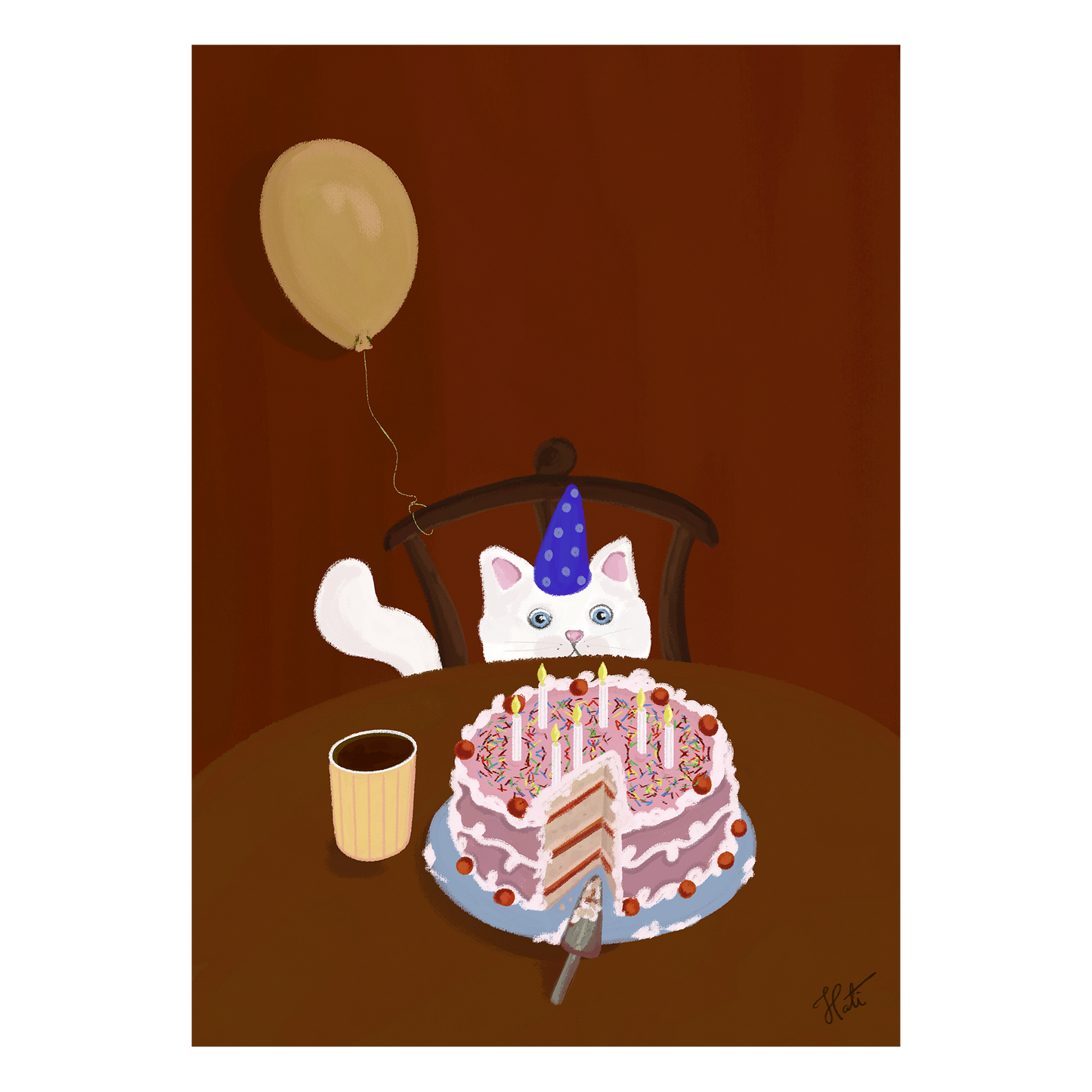 Print Gatinho B-day