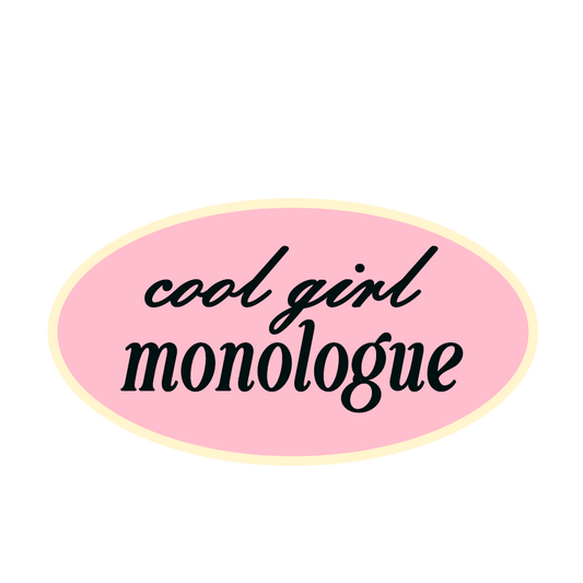 Adesivo - cool girl monologue