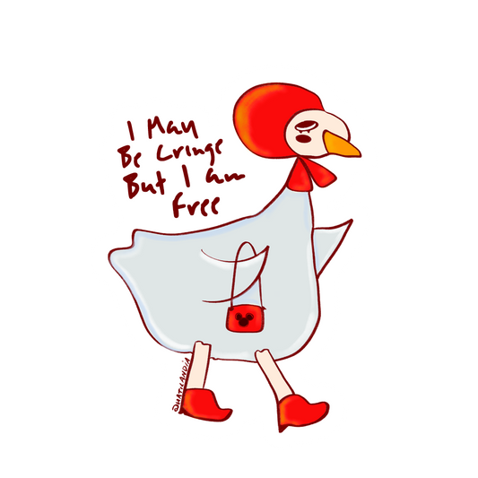 Adesivo - i may be cringe but i'm free