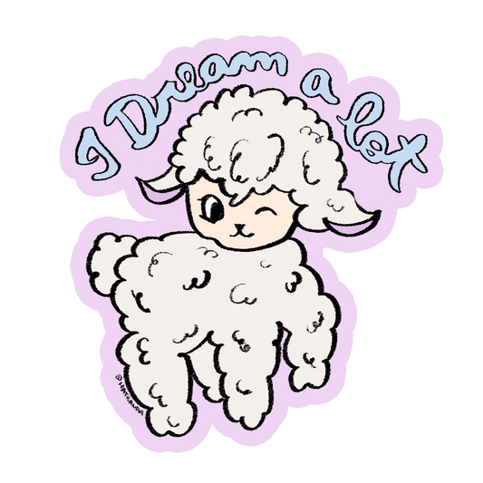 Adesivo - eu sonho muito