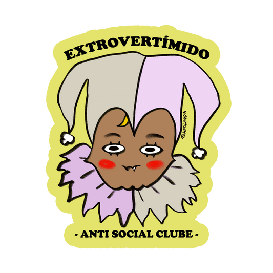 Adesivo - extrovertímido social clube