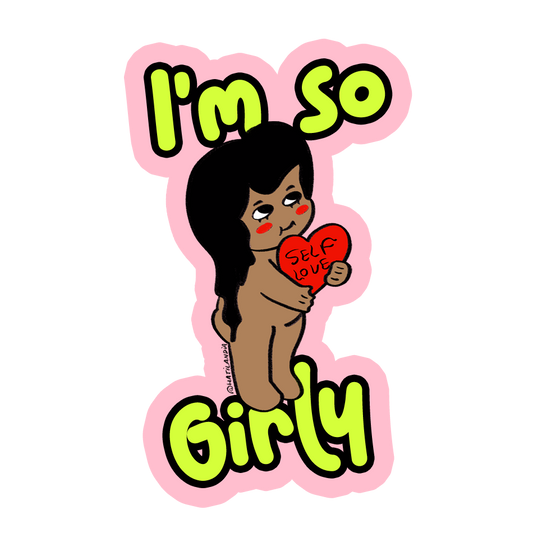 Adesivo - i'm so girly