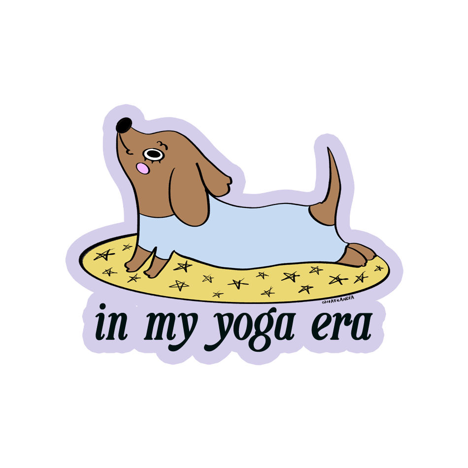 Adesivo - in my yoga era