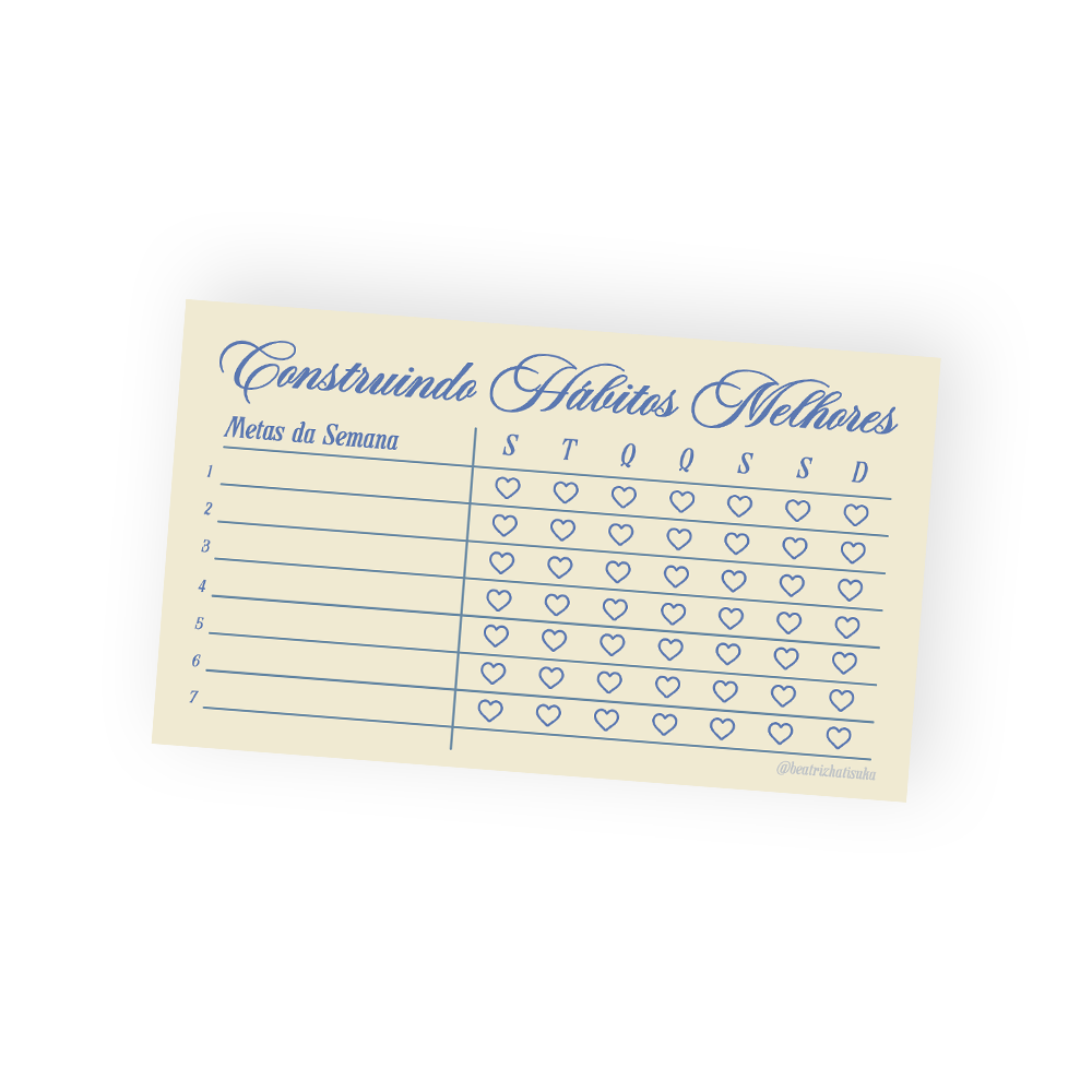 DIGITAL | Papelaria Hábitos