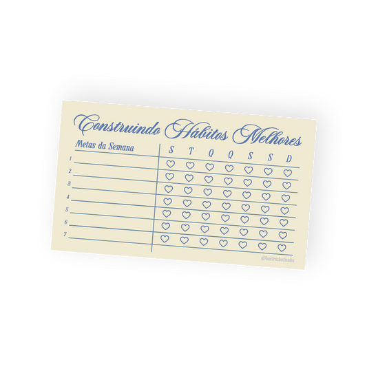 DIGITAL | Papelaria Hábitos