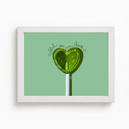 Quadro Garota, você é icônica