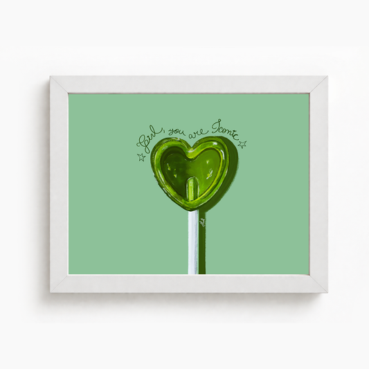 Quadro Garota, você é icônica