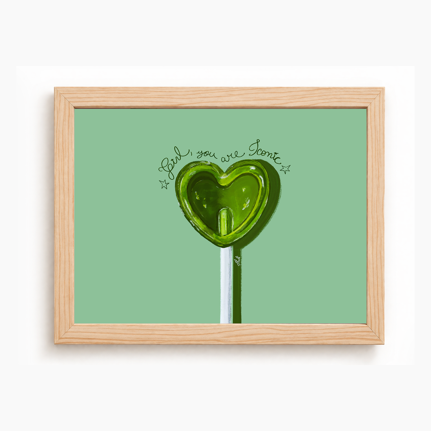 Quadro Garota, você é icônica