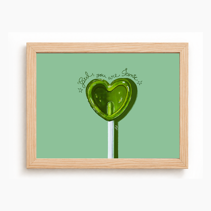 Quadro Garota, você é icônica